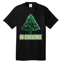 Oh Circuitree Christmas Electronics Circuit Board Tall T-Shirt