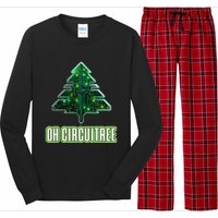 Oh Circuitree Christmas Electronics Circuit Board Long Sleeve Pajama Set