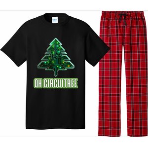 Oh Circuitree Christmas Electronics Circuit Board Pajama Set