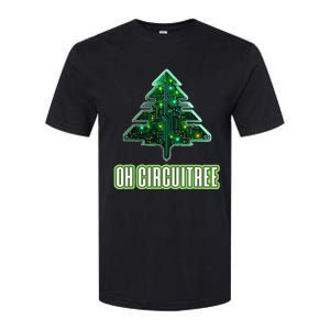 Oh Circuitree Christmas Electronics Circuit Board Softstyle CVC T-Shirt