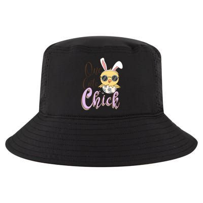 One Cute Chick With Glasses Funny Bunny Easter Day Cool Comfort Performance Bucket Hat