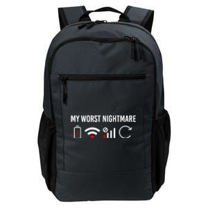 Online Clothes Computer Video Game Geek My Worst Nightmare Daily Commute Backpack