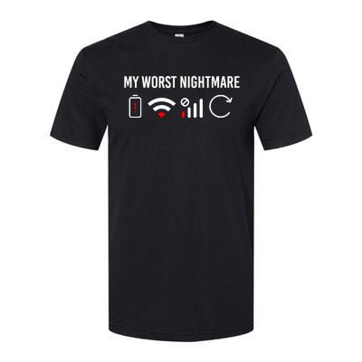 Online Clothes Computer Video Game Geek My Worst Nightmare Softstyle CVC T-Shirt