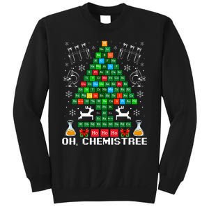 Oh Chemistree Christmas Chemistry Science Periodic Table Sweatshirt