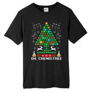 Oh Chemistree Christmas Chemistry Science Periodic Table Tall Fusion ChromaSoft Performance T-Shirt