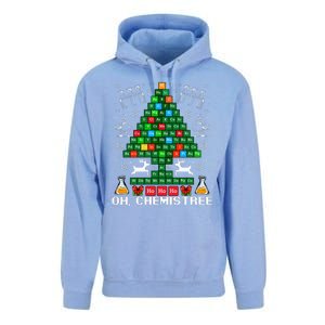 Oh Chemistree Christmas Chemistry Science Periodic Table Unisex Surf Hoodie