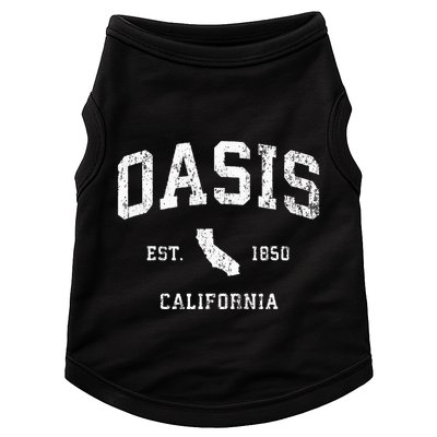O.A.S.I.S California Ca Vintage Athletic Sports Design Doggie Tank