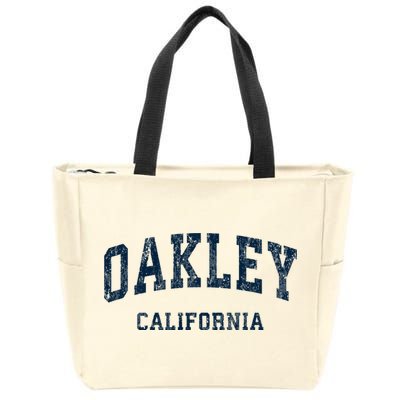 Oakley California Ca Vintage Varsity Sports Zip Tote Bag