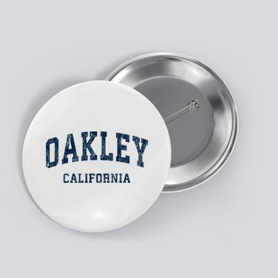Oakley California Ca Vintage Varsity Sports Button