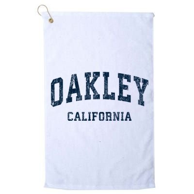 Oakley California Ca Vintage Varsity Sports Golf Towel