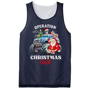 Operation Christmas Child Funny Santa Family Matching Xmas Mesh Reversible Basketball Jersey Tank