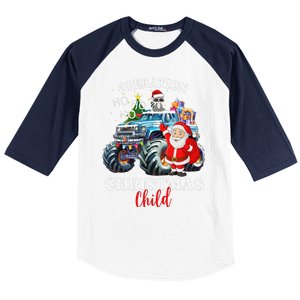 Operation Christmas Child Funny Santa Family Matching Xmas Baseball Sleeve Shirt