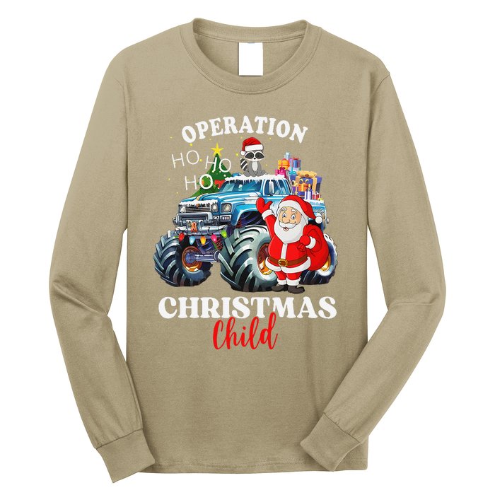 Operation Christmas Child Funny Santa Family Matching Xmas Long Sleeve Shirt