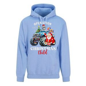 Operation Christmas Child Funny Santa Family Matching Xmas Unisex Surf Hoodie