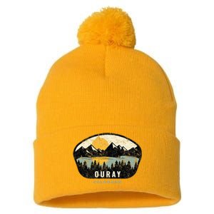 Ouray Colorado Co Vacation Souvenir Pom Pom 12in Knit Beanie