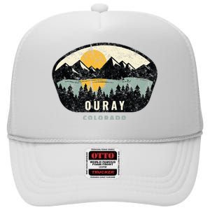 Ouray Colorado Co Vacation Souvenir High Crown Mesh Back Trucker Hat