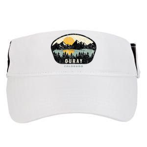 Ouray Colorado Co Vacation Souvenir Adult Drive Performance Visor