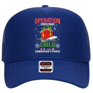 Operation Christmas Child SmaritanS Purse Funny Family Xmas High Crown Mesh Back Trucker Hat