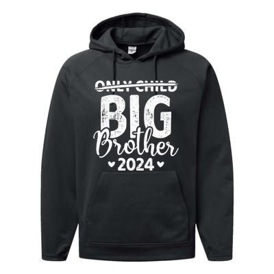 Only Child Crossed Out Big Brother 2024 Pregnancy Announce Performance Fleece Hoodie