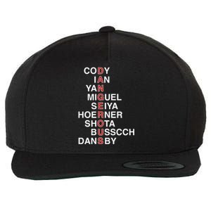 Obvious C.H.I.C.A.G.O Cubs Dangerous Cody Ian Yan Miguel Seiya Hoerner Shota Wool Snapback Cap