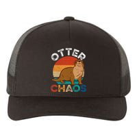 Otter Chaos Cute Otter Lover Animal Puns Punny Yupoong Adult 5-Panel Trucker Hat