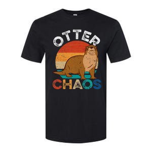 Otter Chaos Cute Otter Lover Animal Puns Punny Softstyle CVC T-Shirt