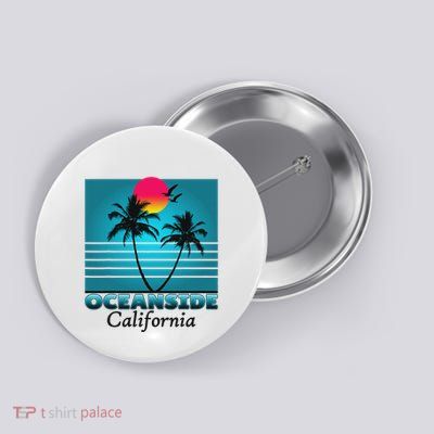 Oceanside California Ca Summer Gift Souvenirs Button
