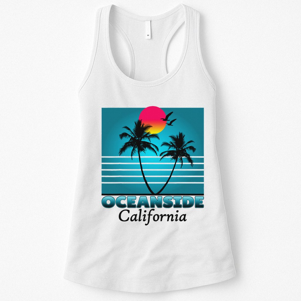 Oceanside California Ca Summer Gift Souvenirs Womens Tank Top