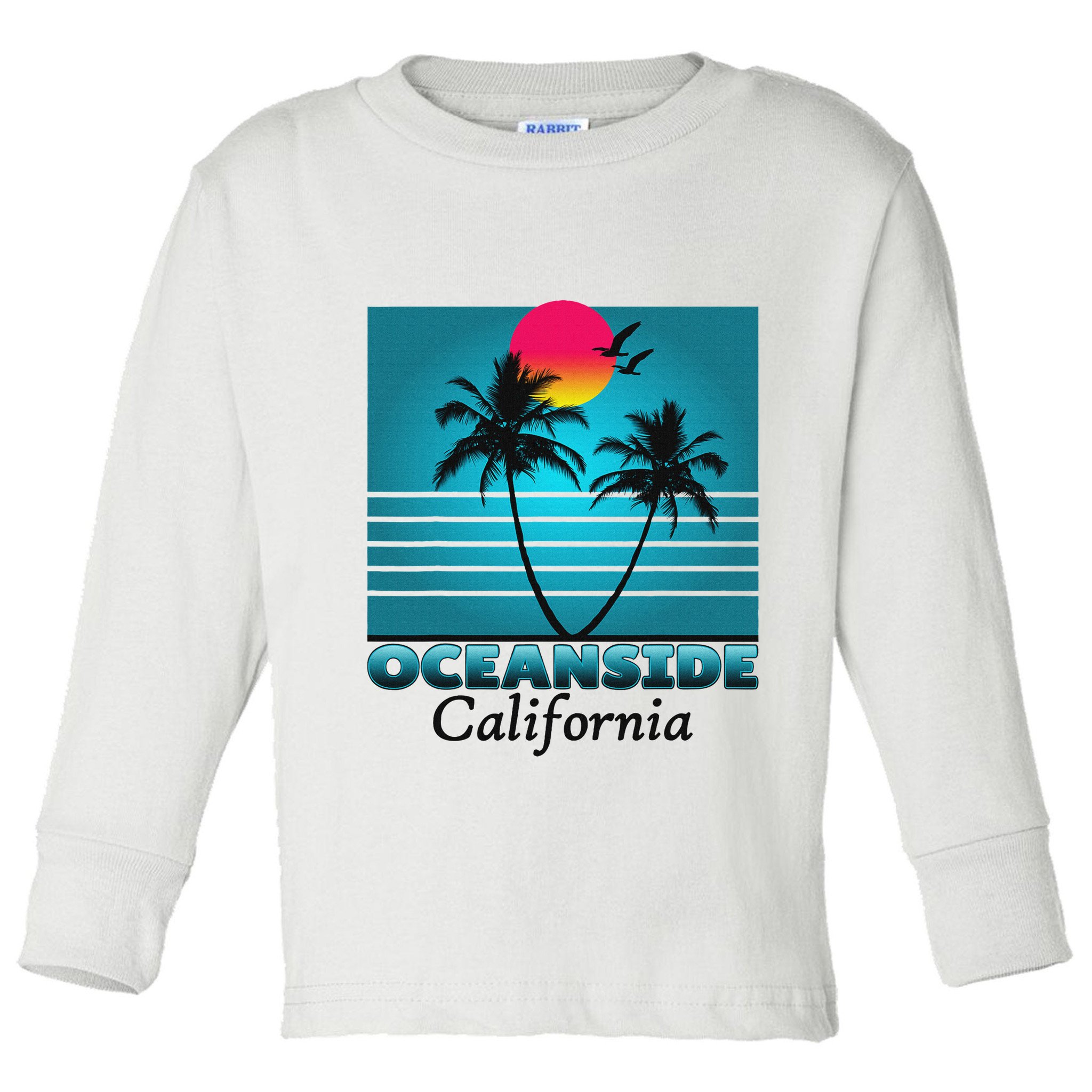Oceanside California Ca Summer Gift Souvenirs Toddler Long Sleeve Shirt