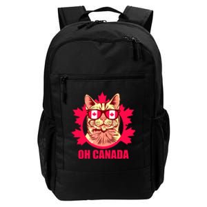 Oh Canada Canada Day Maple Leaf National Day 1st Of July Daily Commute Backpack