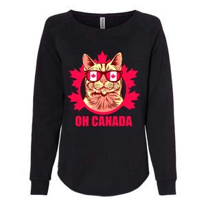 Oh Canada Canada Day Maple Leaf National Day 1st Of July Womens California Wash Sweatshirt