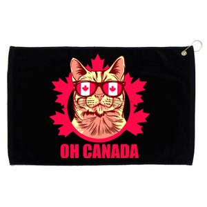 Oh Canada Canada Day Maple Leaf National Day 1st Of July Grommeted Golf Towel