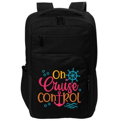 On Cruise Controls Family Cruise Trip Vacation Summer Beach Impact Tech Backpack