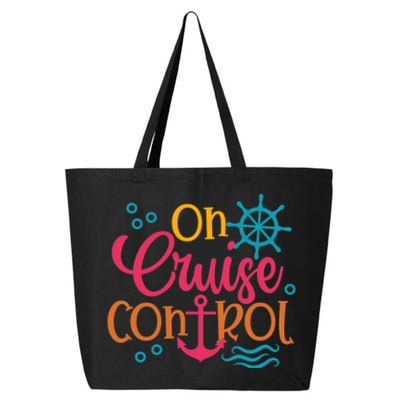 On Cruise Controls Family Cruise Trip Vacation Summer Beach 25L Jumbo Tote