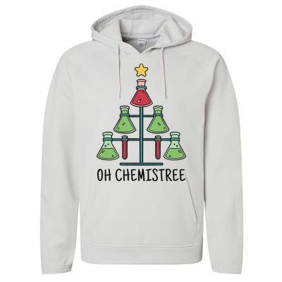 Oh Chemistree Chemistry Christmas Gift Performance Fleece Hoodie