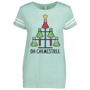 Oh Chemistree Chemistry Christmas Gift Enza Ladies Jersey Football T-Shirt