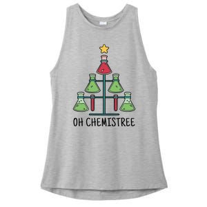 Oh Chemistree Chemistry Christmas Gift Ladies PosiCharge Tri-Blend Wicking Tank