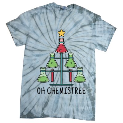 Oh Chemistree Chemistry Christmas Gift Tie-Dye T-Shirt