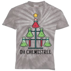 Oh Chemistree Chemistry Christmas Gift Kids Tie-Dye T-Shirt