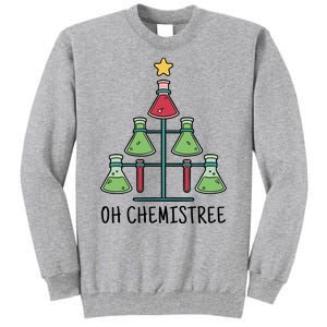 Oh Chemistree Chemistry Christmas Gift Tall Sweatshirt