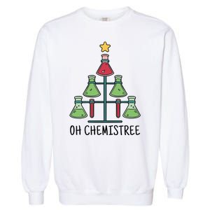 Oh Chemistree Chemistry Christmas Gift Garment-Dyed Sweatshirt