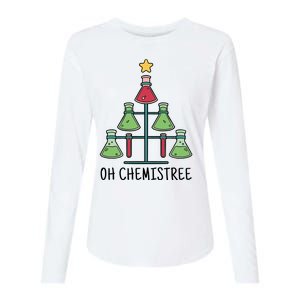 Oh Chemistree Chemistry Christmas Gift Womens Cotton Relaxed Long Sleeve T-Shirt