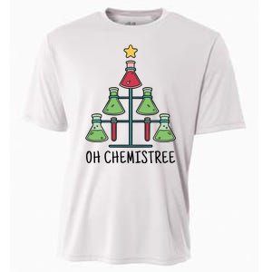 Oh Chemistree Chemistry Christmas Gift Cooling Performance Crew T-Shirt