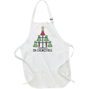 Oh Chemistree Chemistry Christmas Gift Full-Length Apron With Pockets