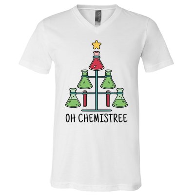 Oh Chemistree Chemistry Christmas Gift V-Neck T-Shirt