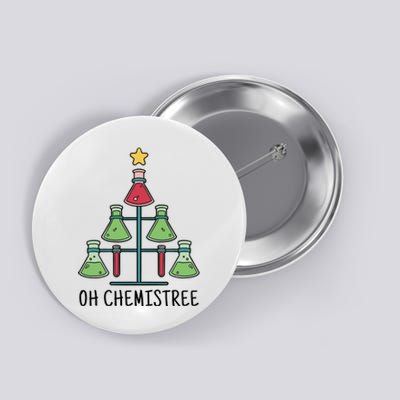 Oh Chemistree Chemistry Christmas Gift Button