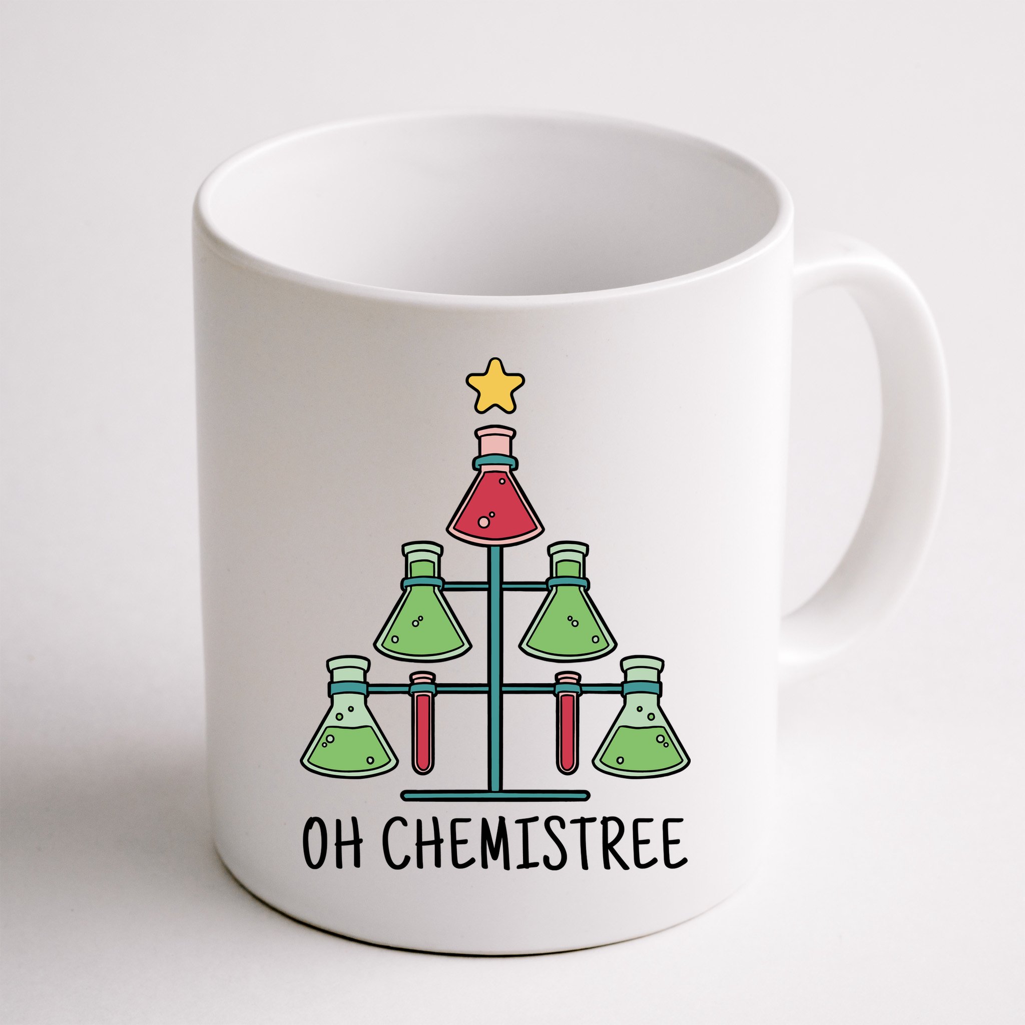 Oh Chemistree Chemistry Christmas Gift Mug