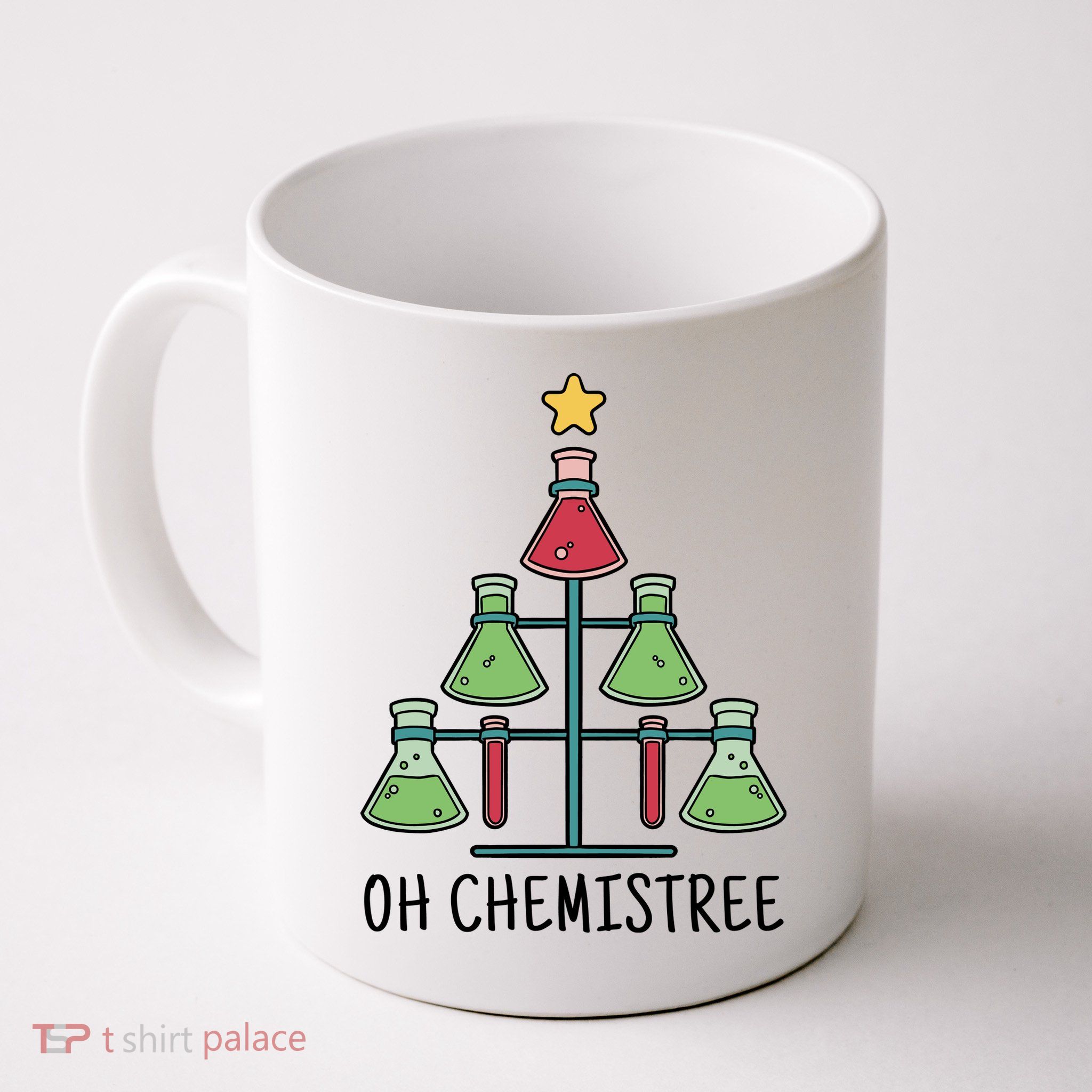 Oh Chemistree Chemistry Christmas Gift Mug