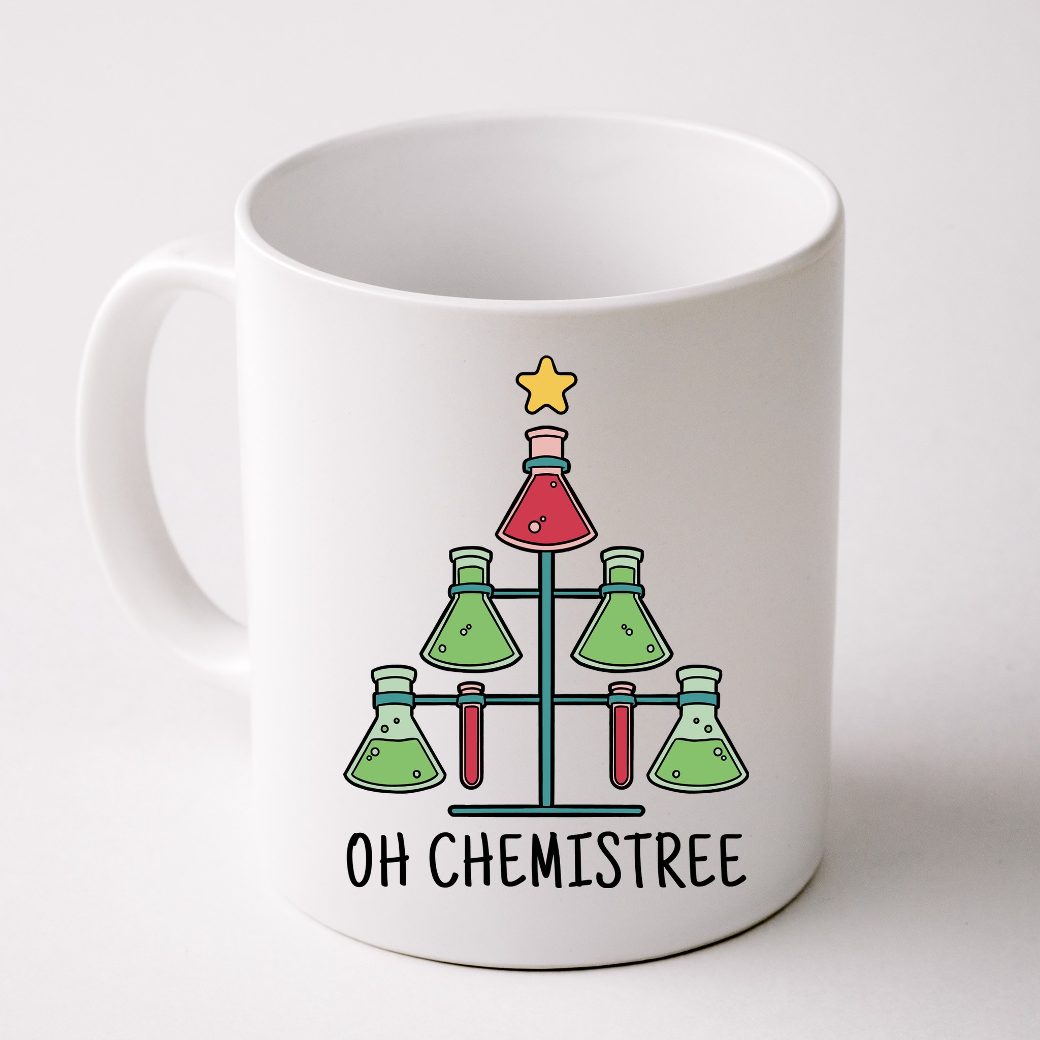 Oh Chemistree Chemistry Christmas Gift Mug