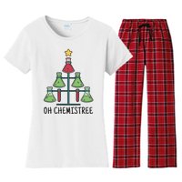 Oh Chemistree Chemistry Christmas Gift Women's Flannel Pajama Set